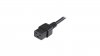 Przedłużacz kabel Zasilający Iec320 C19 Na C20 16A 2M Czarny ICOC 065-NC
